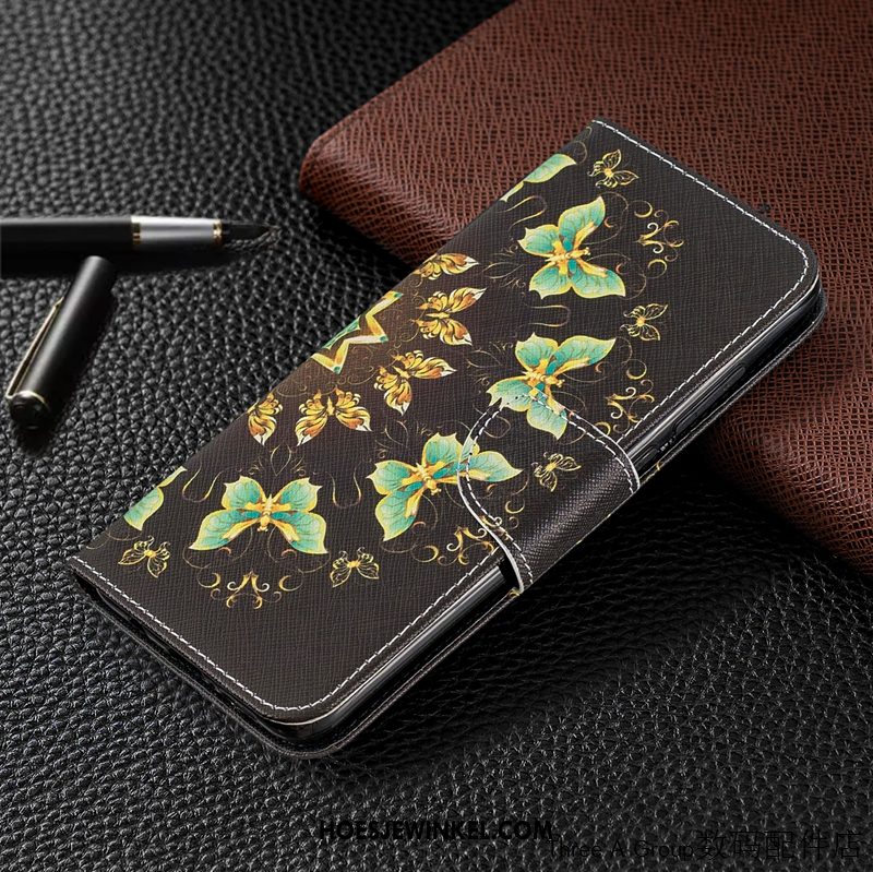 Xiaomi Redmi Note 8 Pro Hoesje Folio Rood Mini, Xiaomi Redmi Note 8 Pro Hoesje Mooie Persoonlijk Beige