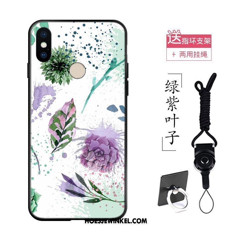 Xiaomi Redmi S2 Hoesje Bloemen Hoes Vers, Xiaomi Redmi S2 Hoesje Mini Groen Beige