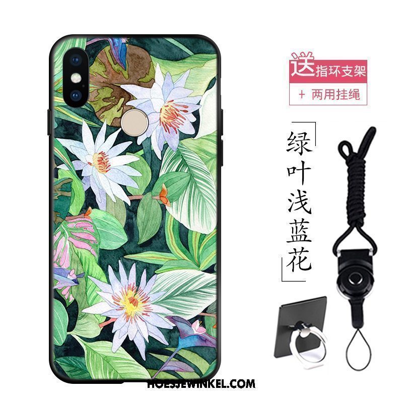 Xiaomi Redmi S2 Hoesje Bloemen Hoes Vers, Xiaomi Redmi S2 Hoesje Mini Groen Beige