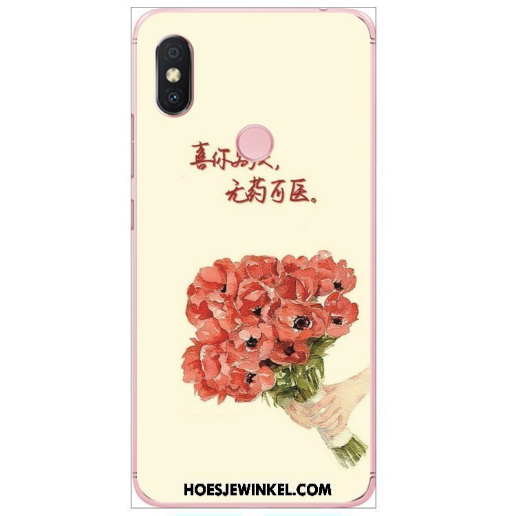 Xiaomi Redmi S2 Hoesje Geel Mobiele Telefoon Mini, Xiaomi Redmi S2 Hoesje Vers Rood Beige