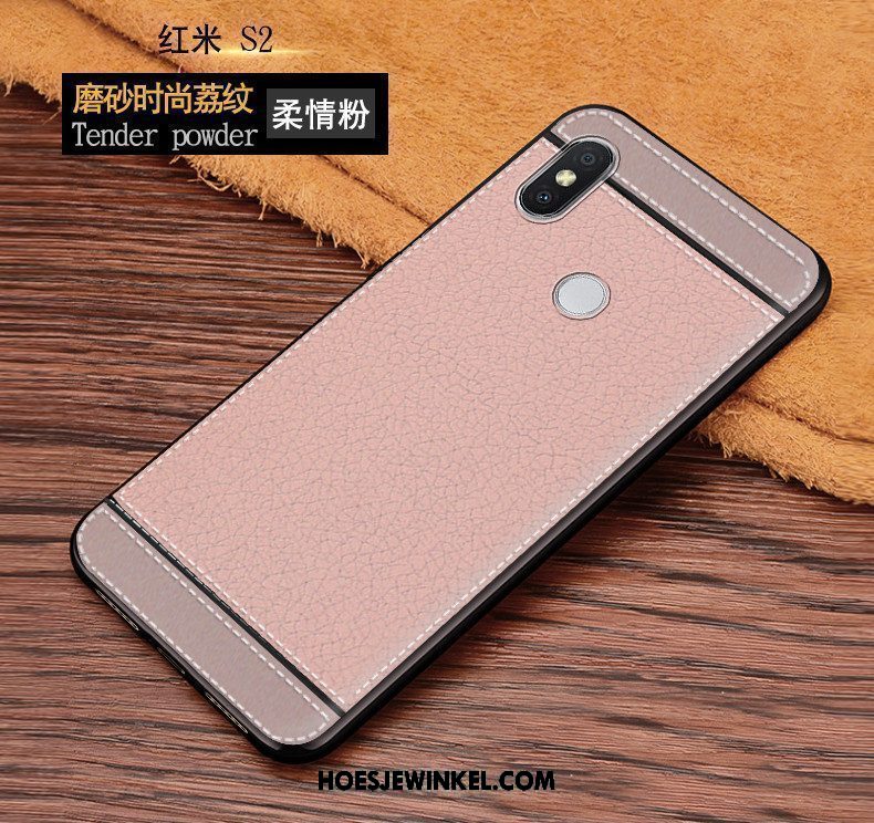 Xiaomi Redmi S2 Hoesje Mini Zacht Soort Aziatische Vrucht, Xiaomi Redmi S2 Hoesje Patroon Anti-fall Beige