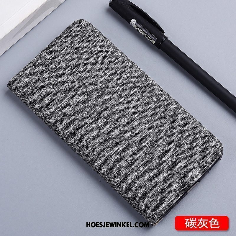 Xiaomi Redmi S2 Hoesje Rood Folio Leren Etui, Xiaomi Redmi S2 Hoesje Mini Bescherming Beige