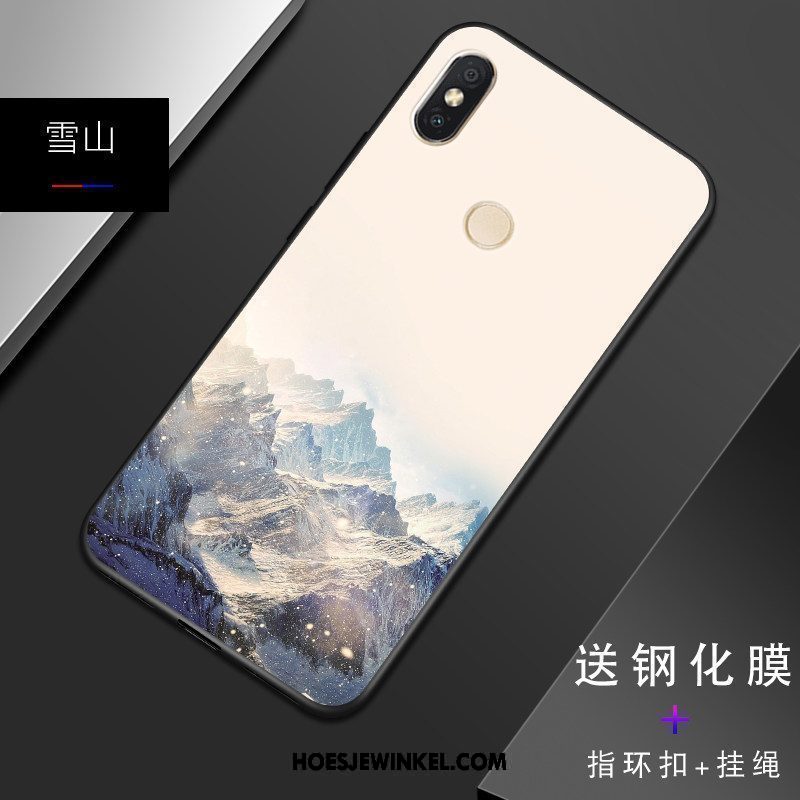 Xiaomi Redmi S2 Hoesje Schrobben Rood Anti-fall, Xiaomi Redmi S2 Hoesje Zacht All Inclusive Beige