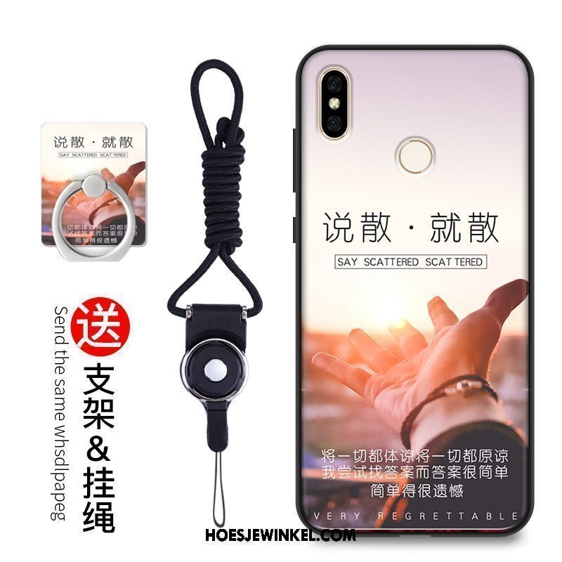 Xiaomi Redmi S2 Hoesje Trend Siliconen Anti-fall, Xiaomi Redmi S2 Hoesje Hoes Zacht Beige