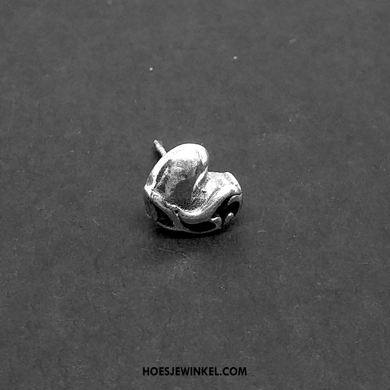 Zilveren Sieraden Heren Accessoires Schedel Zuiver, Zilveren Sieraden Vintage Persoonlijkheid Silber