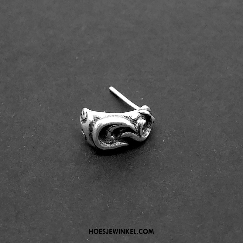 Zilveren Sieraden Heren Accessoires Schedel Zuiver, Zilveren Sieraden Vintage Persoonlijkheid Silber