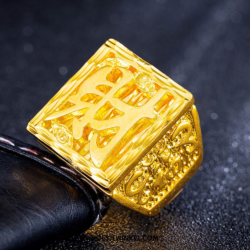 Zilveren Sieraden Heren Mannen Persoonlijkheid, Zilveren Sieraden Gelb Gold Sandfarben