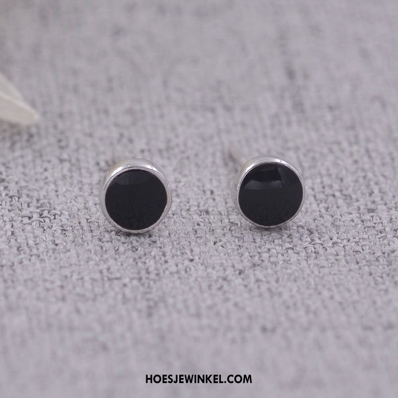 Zilveren Sieraden Heren Mannen Vrouwen Accessoires, Zilveren Sieraden Zuiver Mode Schwarz Silber