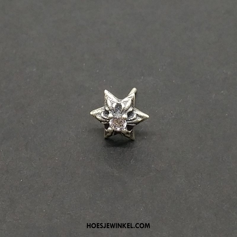 Zilveren Sieraden Heren Persoonlijkheid Vintage Vrouwen, Zilveren Sieraden Mannen Zuiver Silber