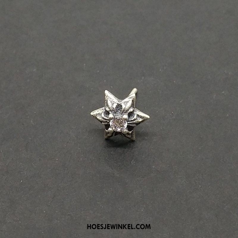 Zilveren Sieraden Heren Persoonlijkheid Vintage Vrouwen, Zilveren Sieraden Mannen Zuiver Silber