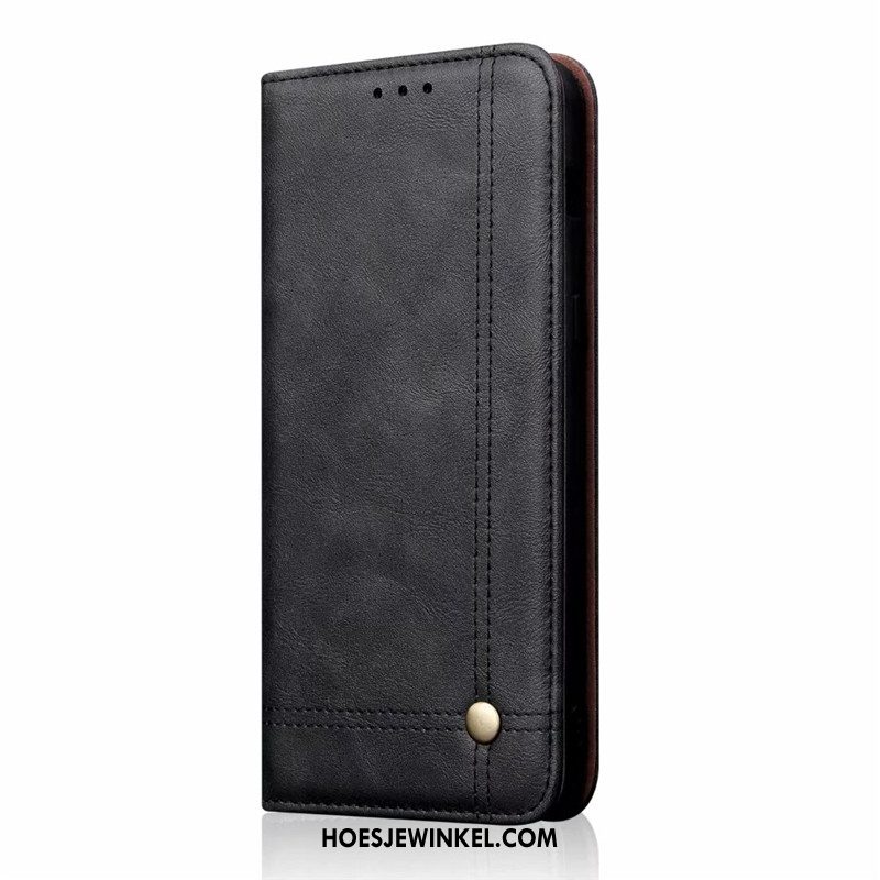 iPhone 11 Hoesje Bedrijf Hoes Vintage, iPhone 11 Hoesje Folio Bescherming