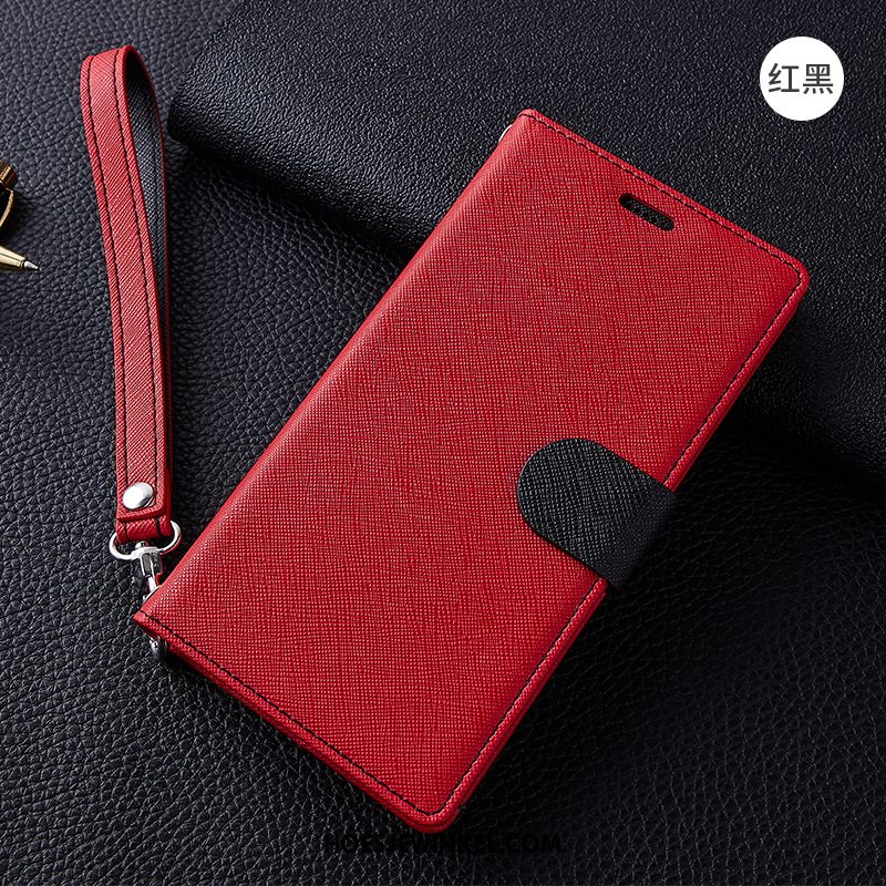 iPhone 11 Hoesje Bescherming Hoes Folio, iPhone 11 Hoesje Leren Etui Rood