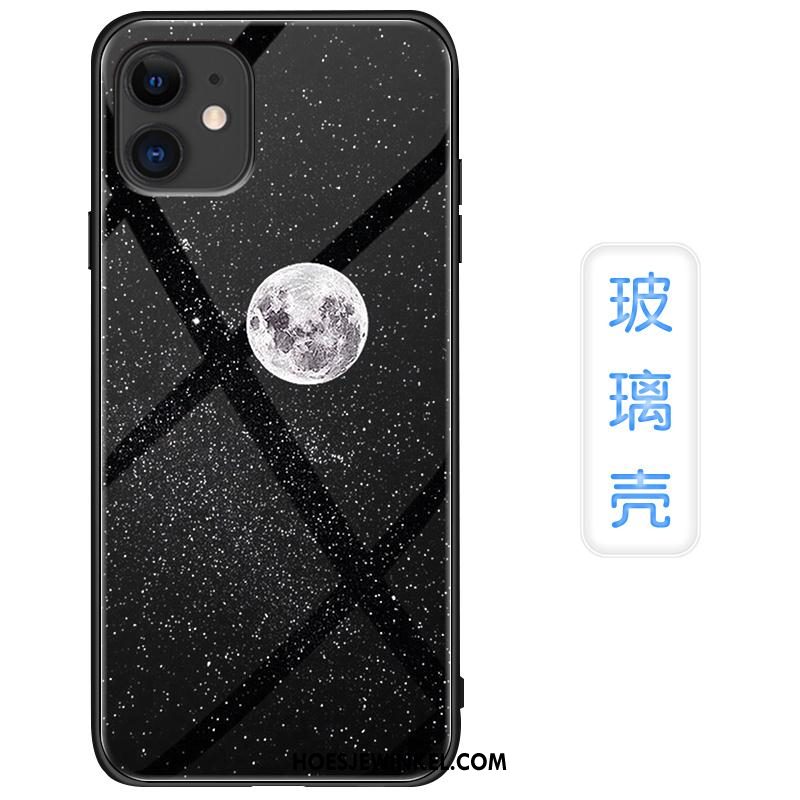 iPhone 11 Hoesje Eenvoudige Zwart Persoonlijk, iPhone 11 Hoesje Anti-fall Nieuw