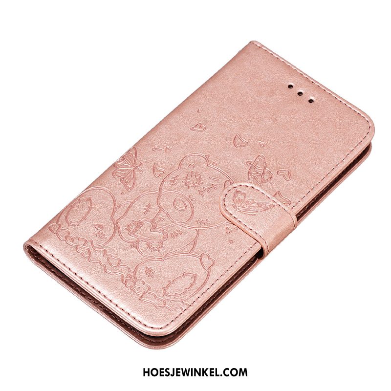 iPhone 11 Hoesje Hoes Bescherming Mobiele Telefoon, iPhone 11 Hoesje Leren Etui Purper