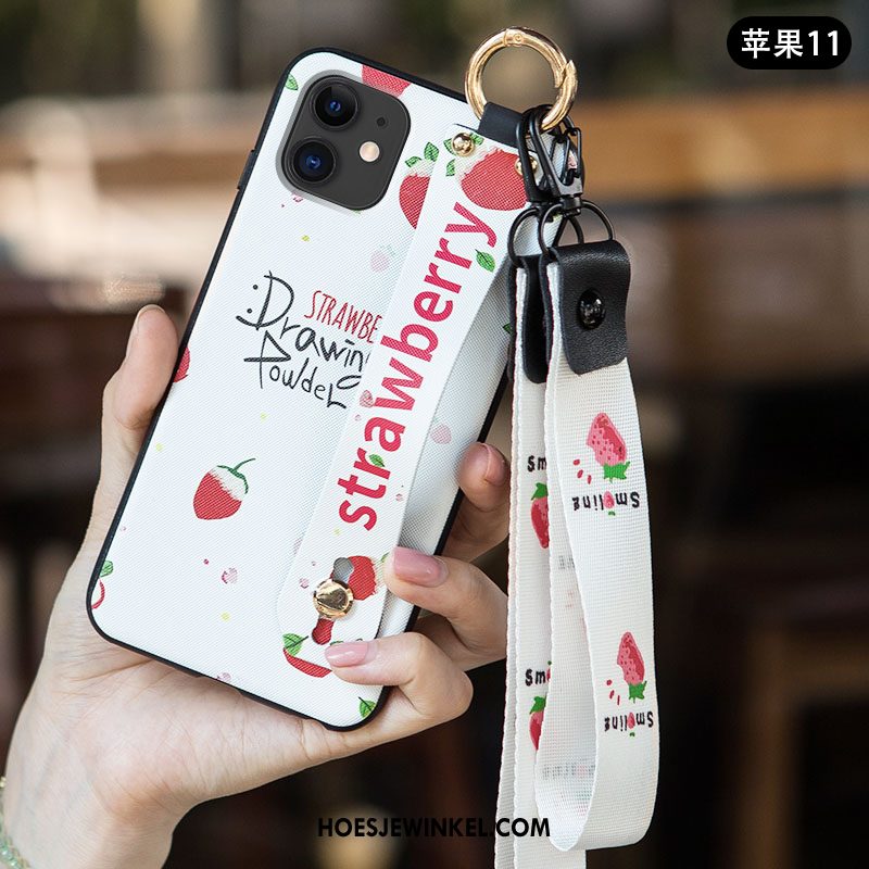 iPhone 11 Hoesje Mini Schrobben Trend, iPhone 11 Hoesje Siliconen Vers