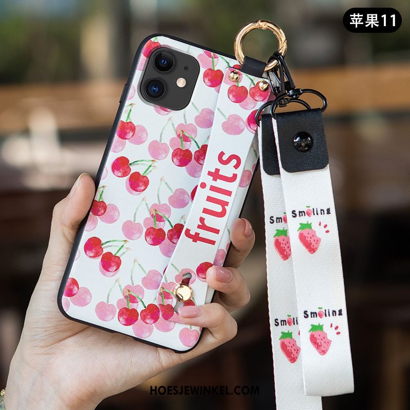 iPhone 11 Hoesje Mini Schrobben Trend, iPhone 11 Hoesje Siliconen Vers