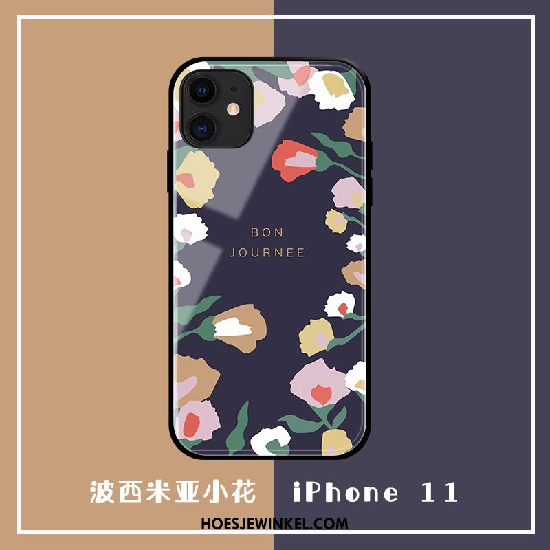 iPhone 11 Hoesje Net Red Hoes Anti-fall, iPhone 11 Hoesje Bloemen Europa