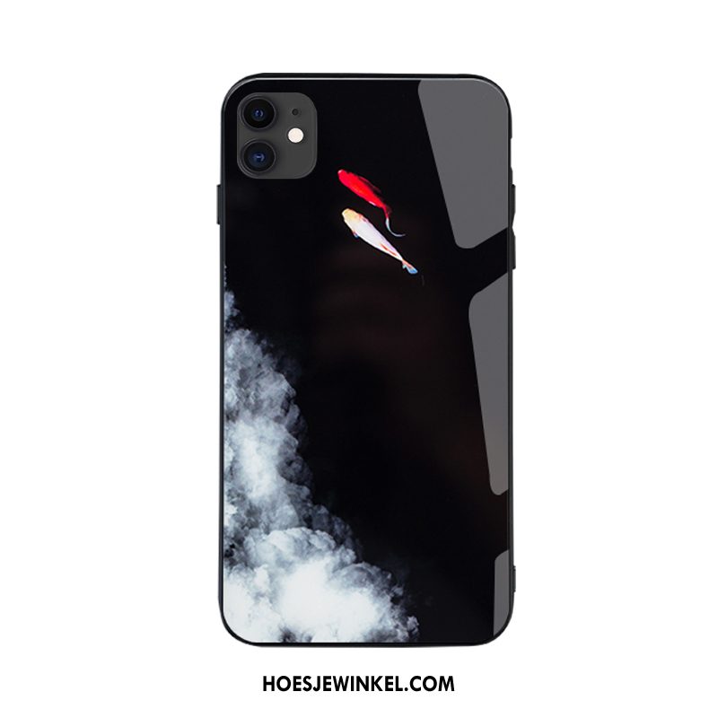 iPhone 11 Hoesje Persoonlijk Net Red Eenvoudige, iPhone 11 Hoesje Wind Blauw