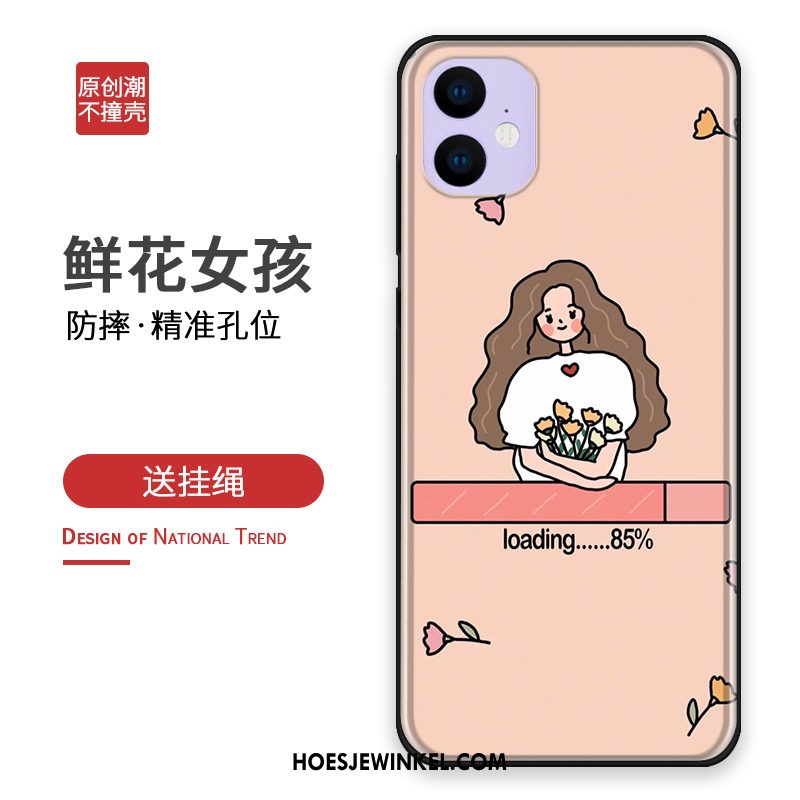 iPhone 11 Hoesje Scheppend Hoes Siliconen, iPhone 11 Hoesje Bescherming Zacht