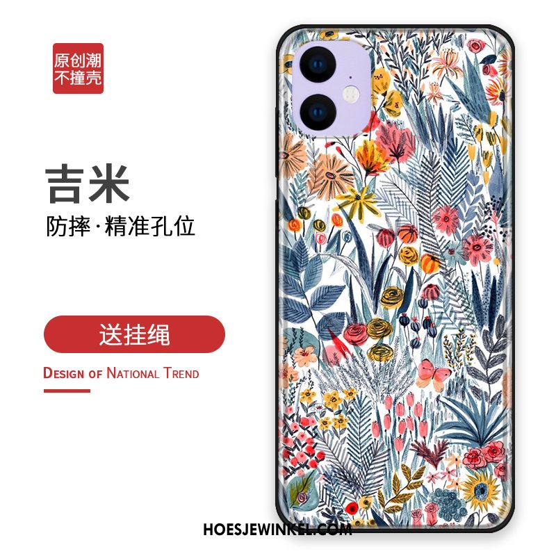 iPhone 11 Hoesje Scheppend Persoonlijk Groen, iPhone 11 Hoesje Hoes Anti-fall