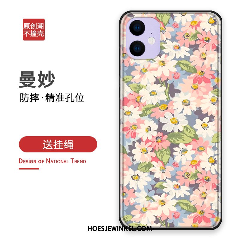 iPhone 11 Hoesje Scheppend Persoonlijk Groen, iPhone 11 Hoesje Hoes Anti-fall