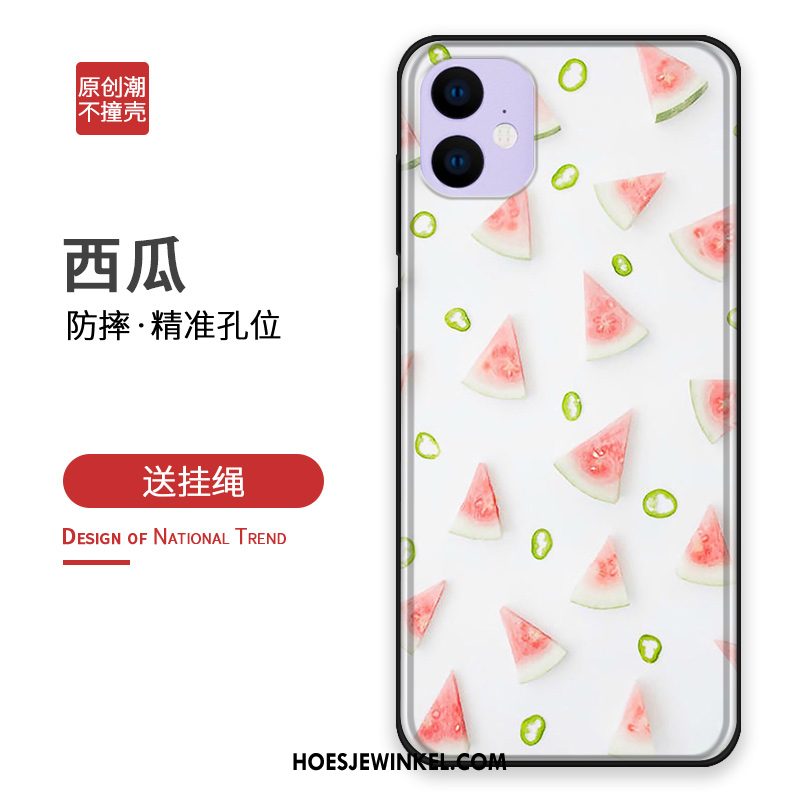 iPhone 11 Hoesje Scheppend Persoonlijk Groen, iPhone 11 Hoesje Hoes Anti-fall