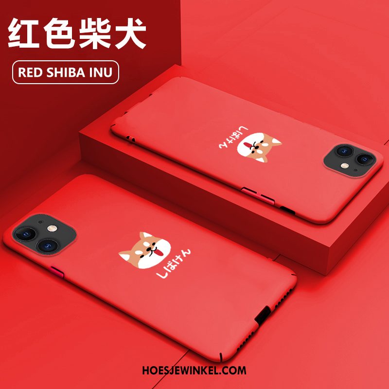 iPhone 11 Hoesje Schrobben Spotprent Hoes, iPhone 11 Hoesje Net Red Blauw