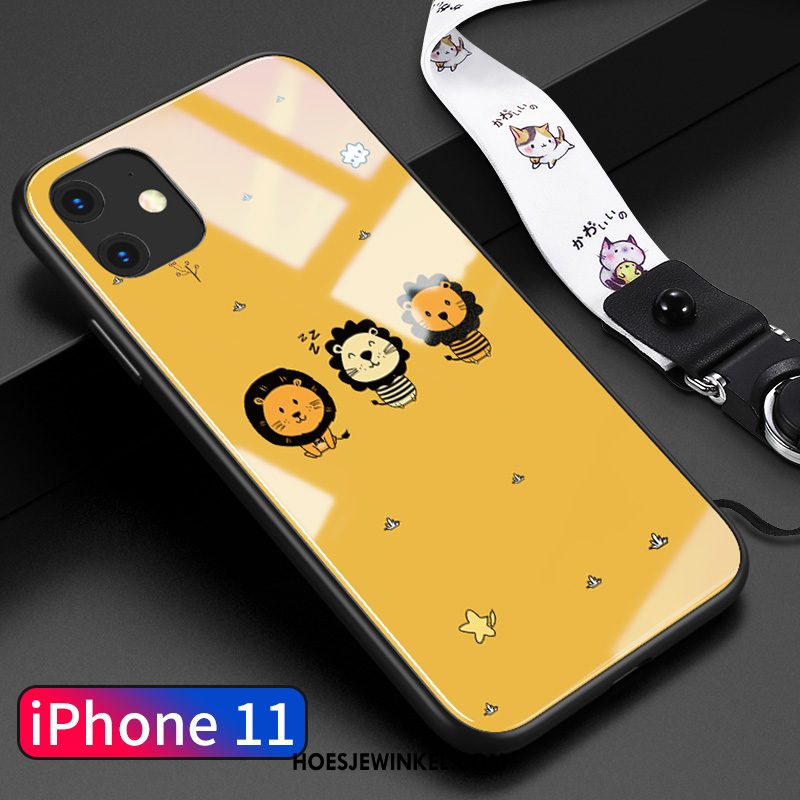 iPhone 11 Hoesje Trend Anti-fall Leeuw, iPhone 11 Hoesje Mobiele Telefoon Mooie