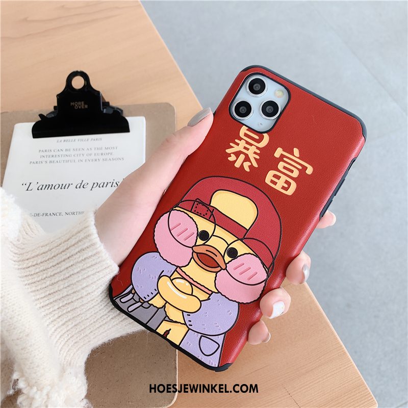 iPhone 11 Pro Hoesje All Inclusive Persoonlijk Rood, iPhone 11 Pro Hoesje Anti-fall Bescherming