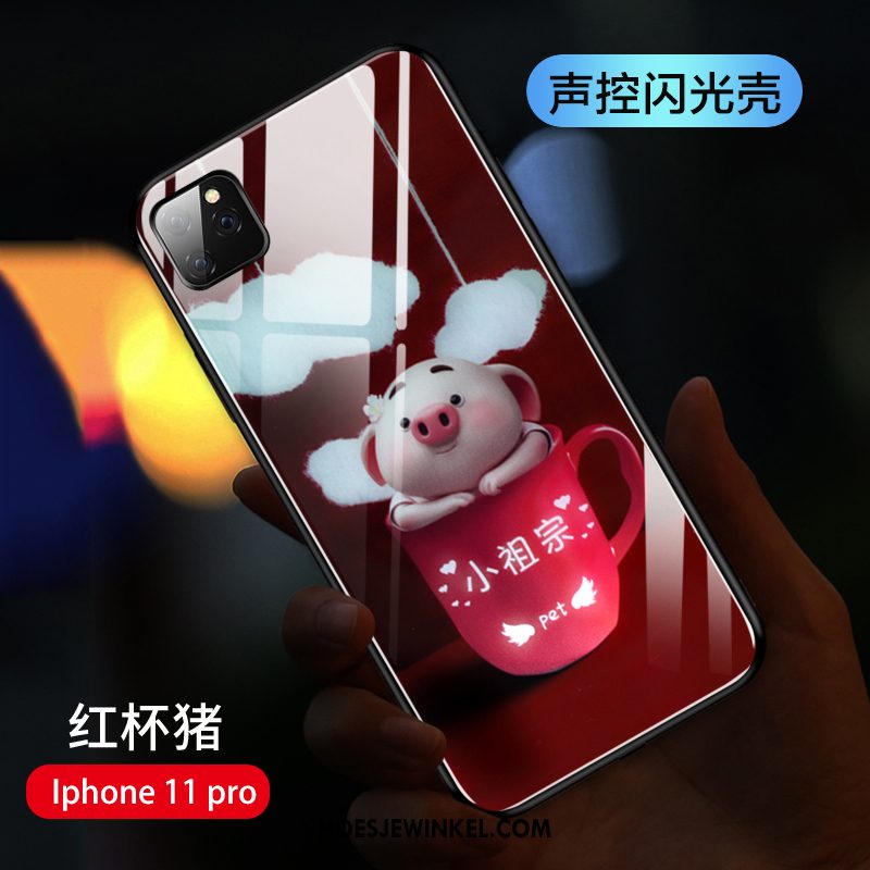 iPhone 11 Pro Hoesje Anti-fall Scheppend Glas, iPhone 11 Pro Hoesje All Inclusive Trendy Merk