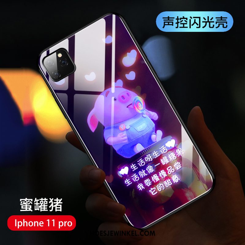 iPhone 11 Pro Hoesje Anti-fall Scheppend Glas, iPhone 11 Pro Hoesje All Inclusive Trendy Merk