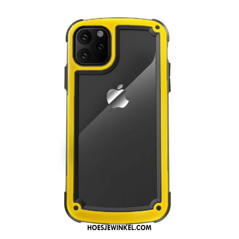 iPhone 11 Pro Hoesje Bescherming Hoes Rood, iPhone 11 Pro Hoesje Mobiele Telefoon Doorzichtig