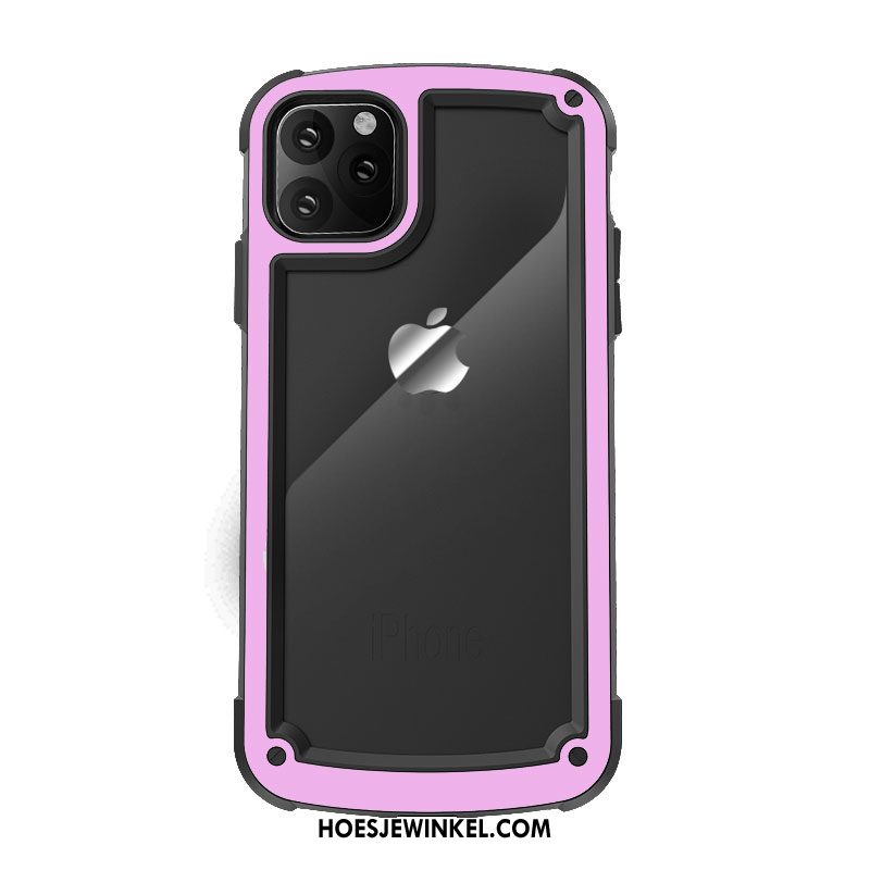 iPhone 11 Pro Hoesje Bescherming Hoes Rood, iPhone 11 Pro Hoesje Mobiele Telefoon Doorzichtig