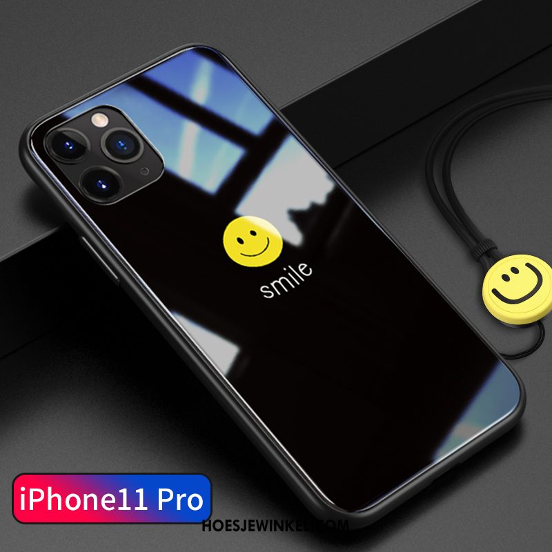 iPhone 11 Pro Hoesje Eenvoudige All Inclusive Wit, iPhone 11 Pro Hoesje Glas Anti-fall