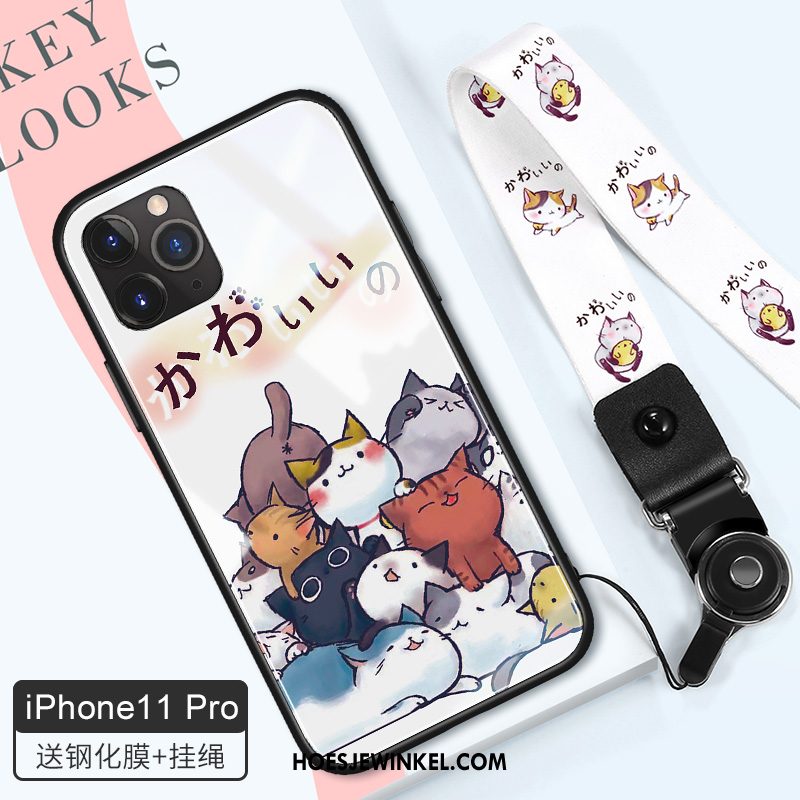 iPhone 11 Pro Hoesje Glas Trendy Merk Hoes, iPhone 11 Pro Hoesje All Inclusive Mooie