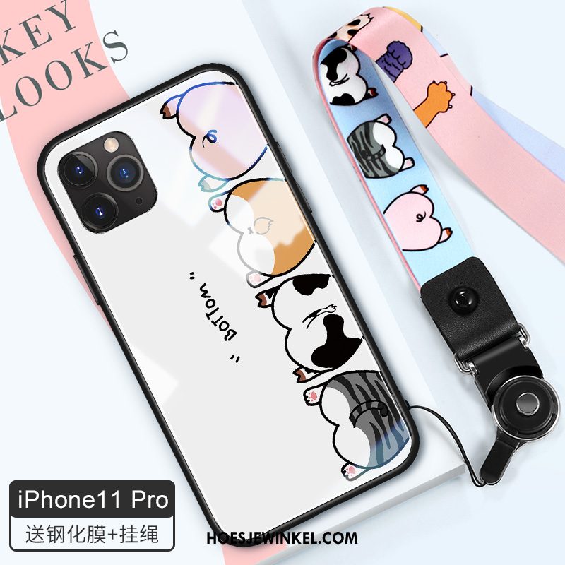 iPhone 11 Pro Hoesje Glas Trendy Merk Hoes, iPhone 11 Pro Hoesje All Inclusive Mooie