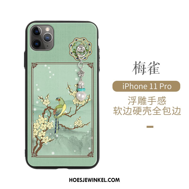 iPhone 11 Pro Hoesje Hoes Siliconen Chinese Stijl, iPhone 11 Pro Hoesje Mobiele Telefoon All Inclusive