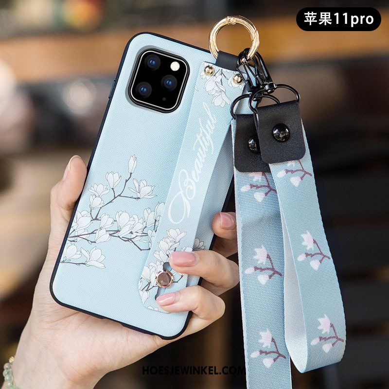 iPhone 11 Pro Hoesje Kunst Roze Trend, iPhone 11 Pro Hoesje Scheppend Vers