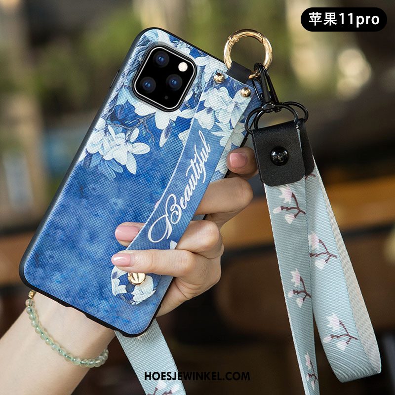 iPhone 11 Pro Hoesje Kunst Roze Trend, iPhone 11 Pro Hoesje Scheppend Vers