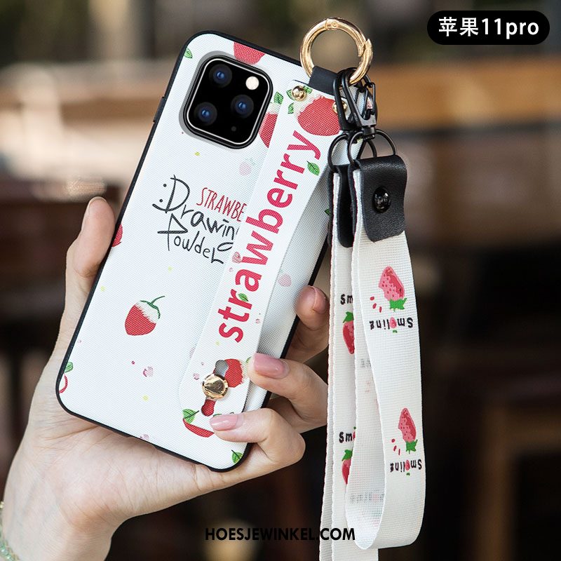 iPhone 11 Pro Hoesje Kunst Roze Trend, iPhone 11 Pro Hoesje Scheppend Vers