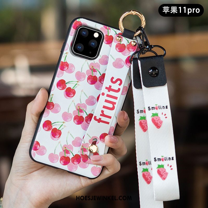 iPhone 11 Pro Hoesje Kunst Roze Trend, iPhone 11 Pro Hoesje Scheppend Vers