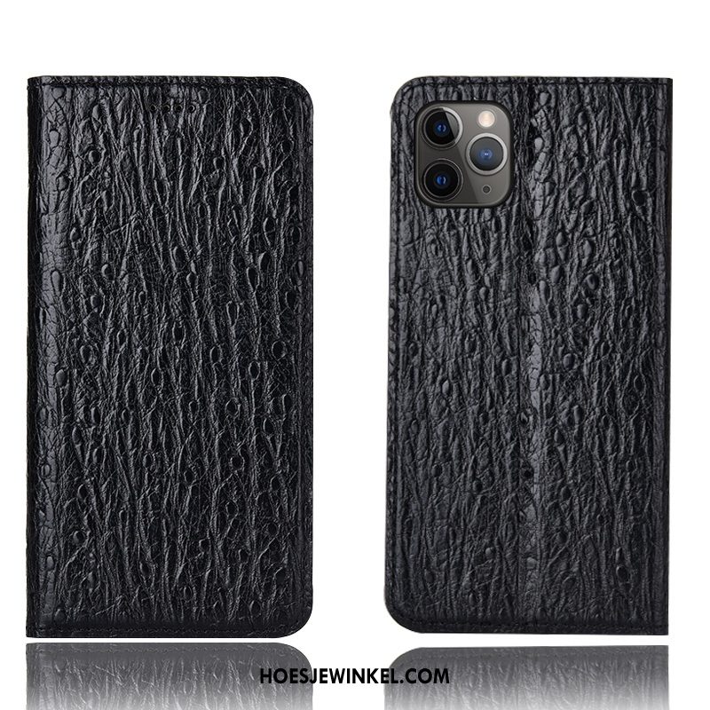 iPhone 11 Pro Hoesje Mobiele Telefoon Bescherming Echt Leer, iPhone 11 Pro Hoesje Folio Hoes