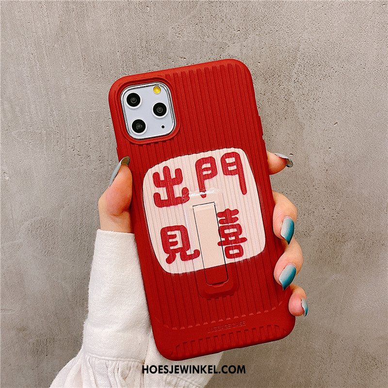 iPhone 11 Pro Hoesje Mobiele Telefoon Rood Lovers, iPhone 11 Pro Hoesje Scheppend Siliconen