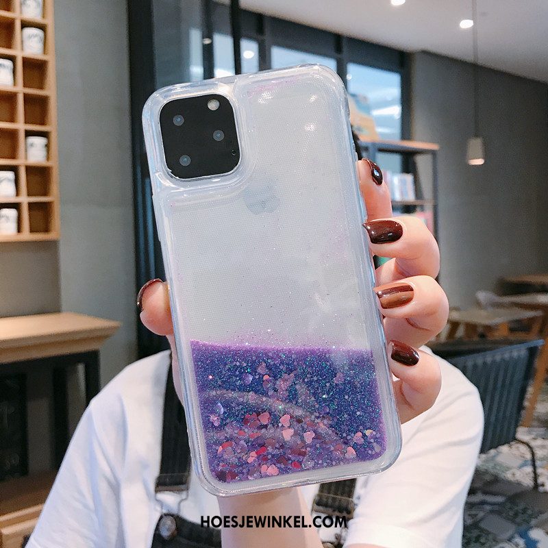 iPhone 11 Pro Hoesje Spotprent Lovers Mooie, iPhone 11 Pro Hoesje Siliconen Roze