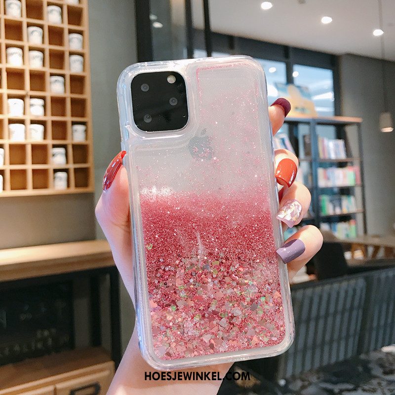 iPhone 11 Pro Hoesje Spotprent Lovers Mooie, iPhone 11 Pro Hoesje Siliconen Roze