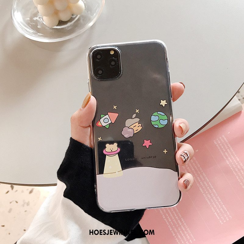 iPhone 11 Pro Hoesje Trend All Inclusive Zacht, iPhone 11 Pro Hoesje Beren Wit