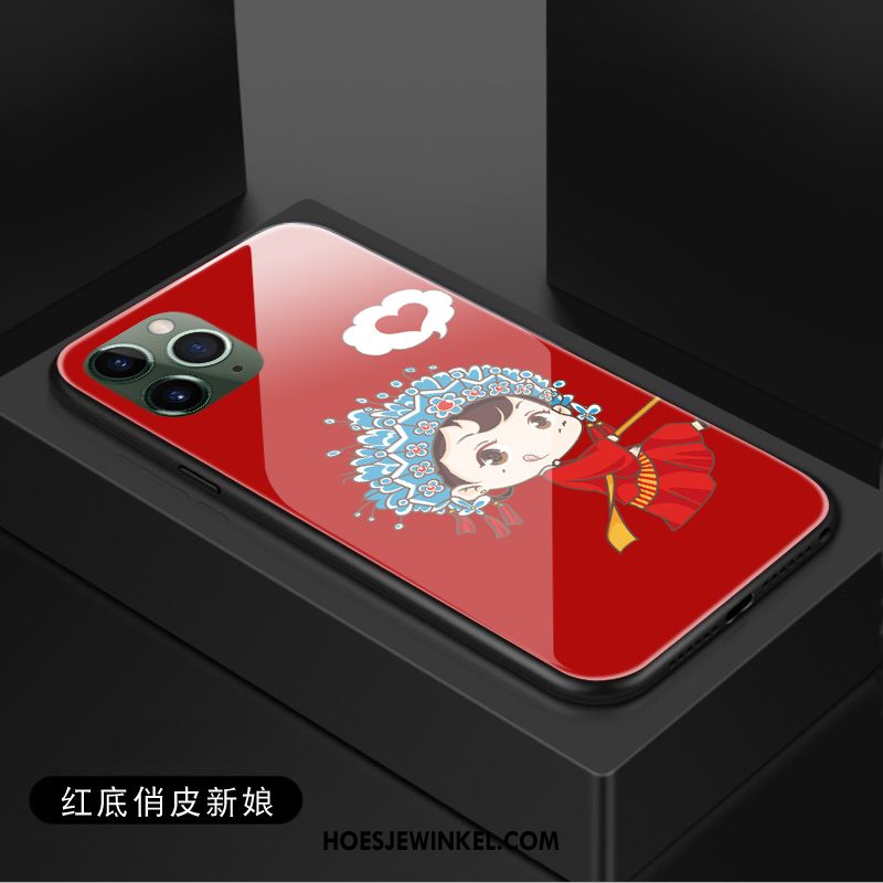 iPhone 11 Pro Hoesje Vreugdevol Gehard Glas Nieuw, iPhone 11 Pro Hoesje Chinese Stijl Lovers