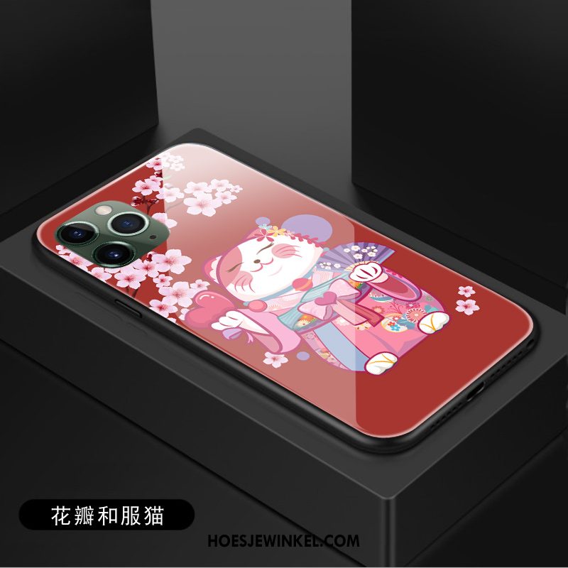 iPhone 11 Pro Hoesje Vreugdevol Gehard Glas Nieuw, iPhone 11 Pro Hoesje Chinese Stijl Lovers