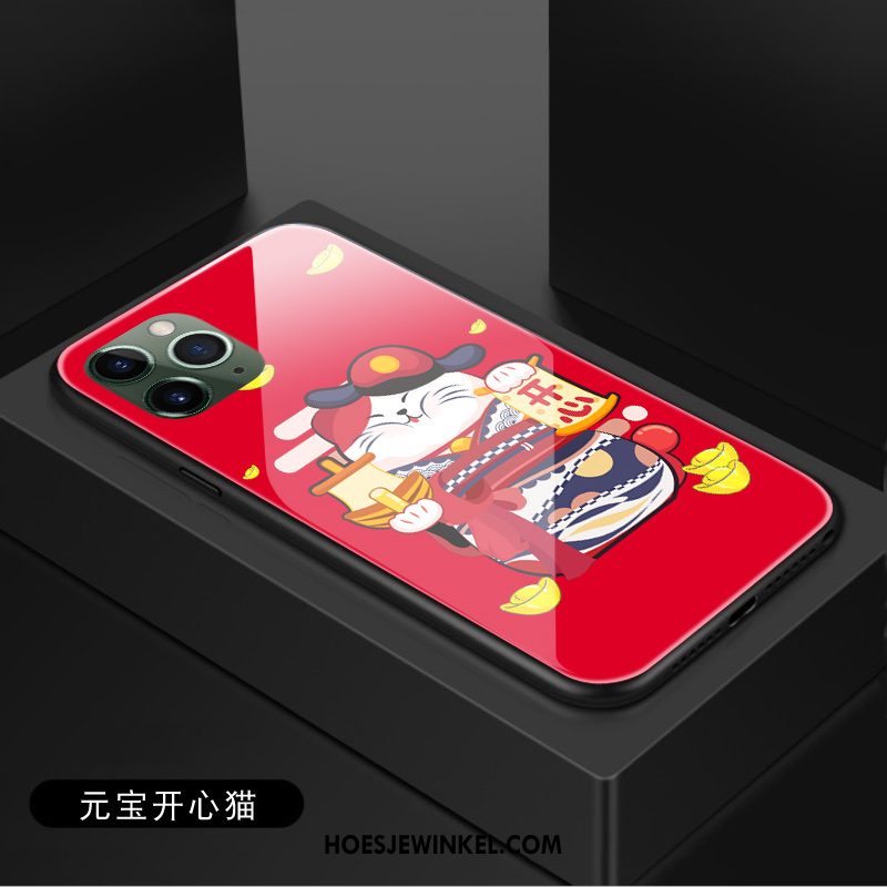 iPhone 11 Pro Hoesje Vreugdevol Gehard Glas Nieuw, iPhone 11 Pro Hoesje Chinese Stijl Lovers