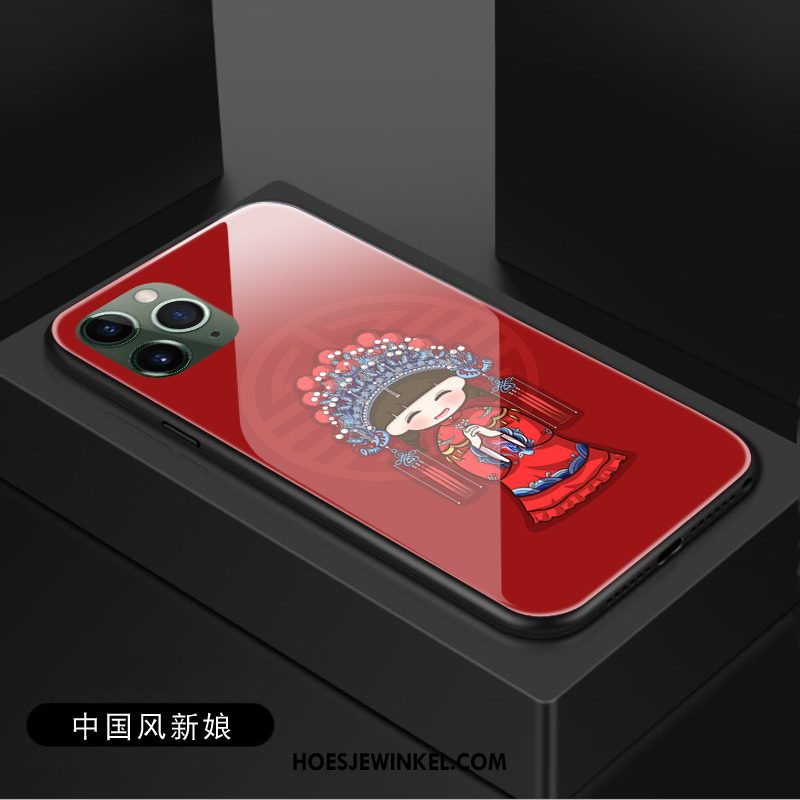 iPhone 11 Pro Hoesje Vreugdevol Gehard Glas Nieuw, iPhone 11 Pro Hoesje Chinese Stijl Lovers